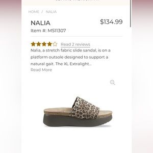 New Munro Ladies Size 9 Leopard Sandals WIDE WIDTH